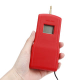15KV LCD Electric Fence Voltage Tester Portable Electric Fence Digital Voltmeter for Farm Garden MLD‑004BR Red Red