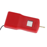 15KV LCD Electric Fence Voltage Tester Portable Electric Fence Digital Voltmeter for Farm Garden MLD‑004BR Red Red - Top-Down View