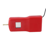 15KV LCD Electric Fence Voltage Tester Portable Electric Fence Digital Voltmeter for Farm Garden MLD‑004BR Red Red - 45-Degree Angle