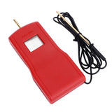 15KV LCD Electric Fence Voltage Tester Portable Electric Fence Digital Voltmeter for Farm Garden MLD‑004BR Red Red