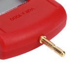 15KV LCD Electric Fence Voltage Tester Portable Electric Fence Digital Voltmeter for Farm Garden MLD‑004BR Red Red - Extra Image