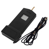 Fence Voltage Tester Portable Electric Fence Fault Finder 15KV LCD Screen for Livestock Farms MLD-004 Black - Side View