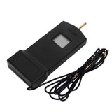 Fence Voltage Tester Portable Electric Fence Fault Finder 15KV LCD Screen for Livestock Farms MLD-004 Black - Top-Down View