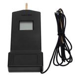 Fence Voltage Tester Portable Electric Fence Fault Finder 15KV LCD Screen for Livestock Farms MLD-004 Black