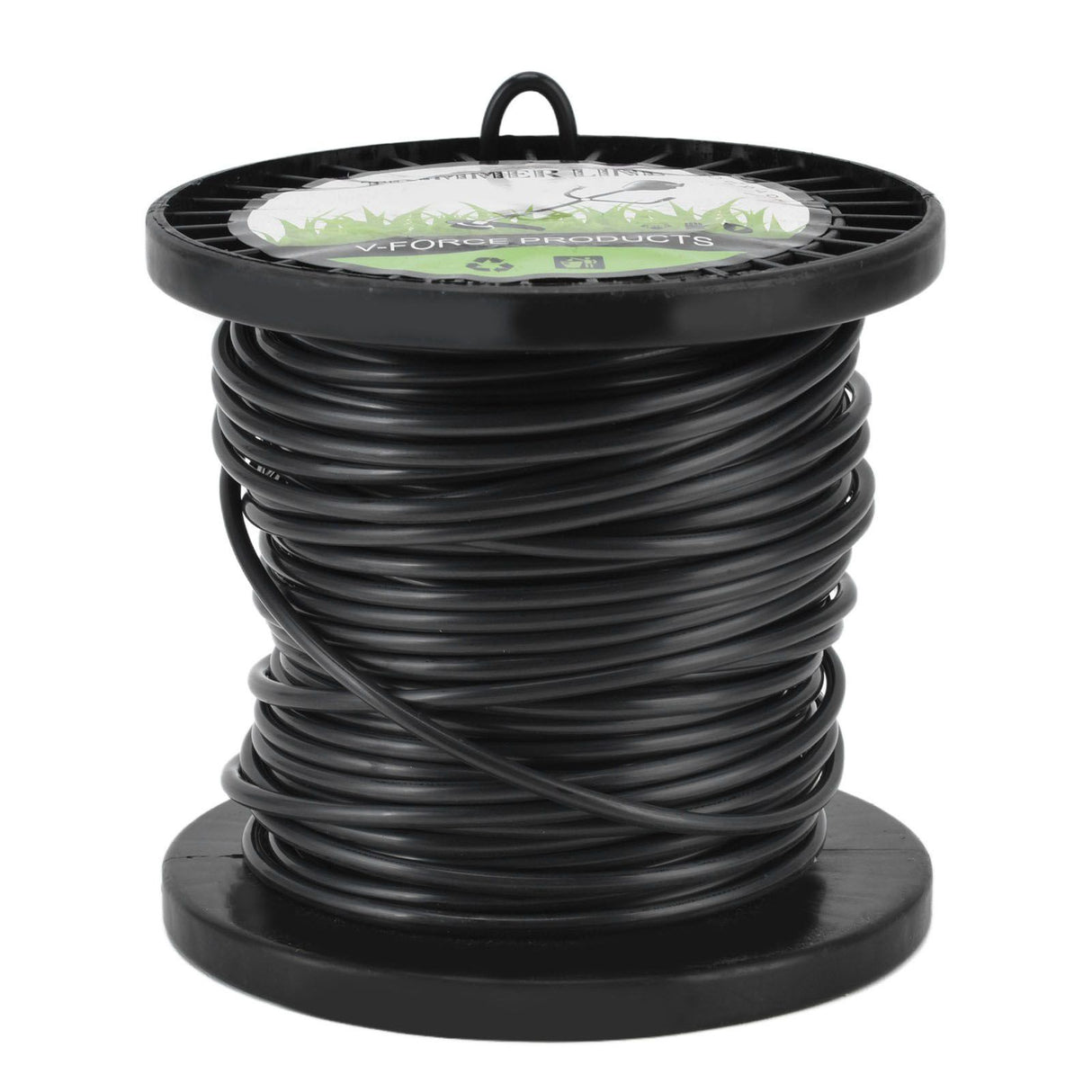 Round String Trimmer Line for Husqvarna 3.3mm Black High Cutting Efficiency Trimmer Line for Most Lawn Mowers Farm 30m