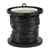 Round String Trimmer Line for Husqvarna 3.3mm Black High Cutting Efficiency Trimmer Line for Most Lawn Mowers Farm 30m