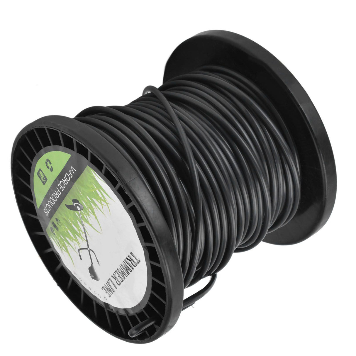 Round String Trimmer Line for Husqvarna 3.3mm Black High Cutting Efficiency Trimmer Line for Most Lawn Mowers Farm 30m