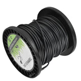 Round String Trimmer Line for Husqvarna 3.3mm Black High Cutting Efficiency Trimmer Line for Most Lawn Mowers Farm 30m - Close-Up Angle