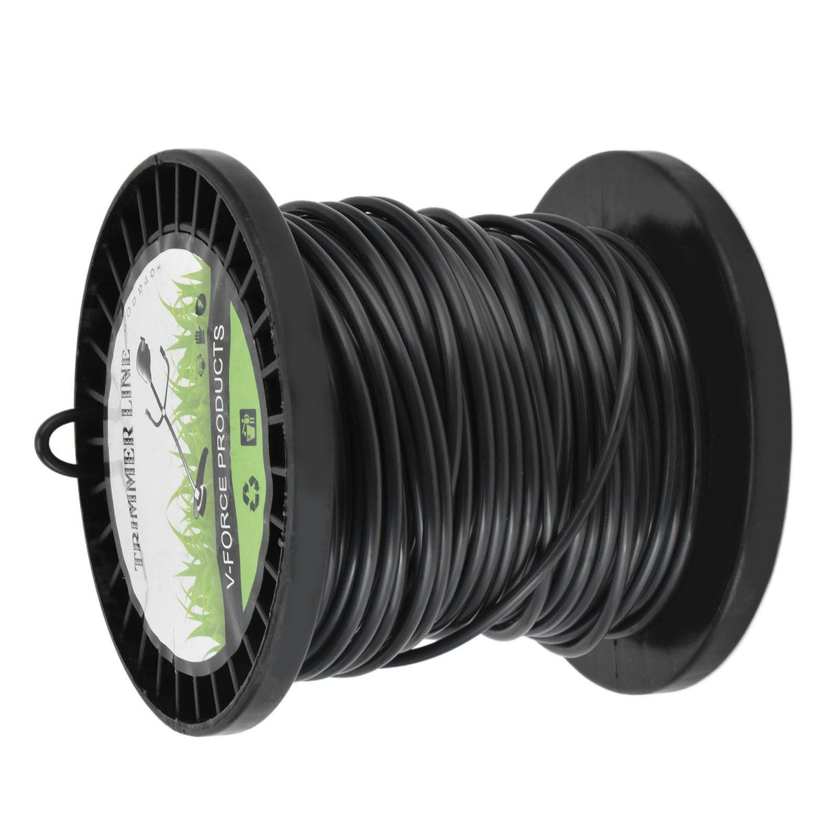 Round String Trimmer Line for Husqvarna 3.3mm Black High Cutting Efficiency Trimmer Line for Most Lawn Mowers Farm 30m