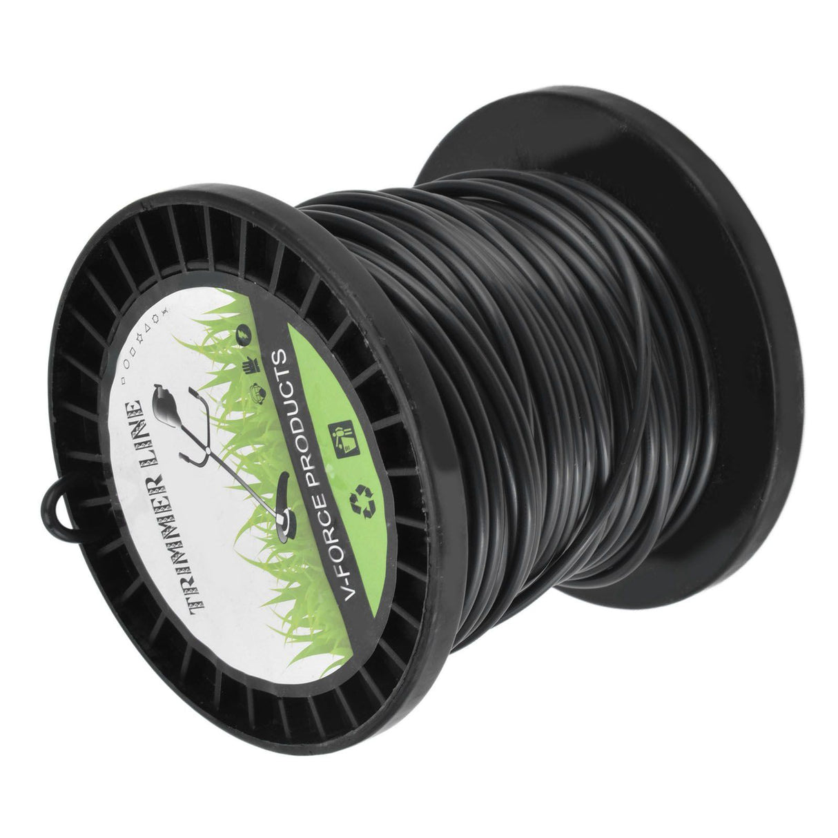 Round String Trimmer Line for Husqvarna 3.3mm Black High Cutting Efficiency Trimmer Line for Most Lawn Mowers Farm 30m