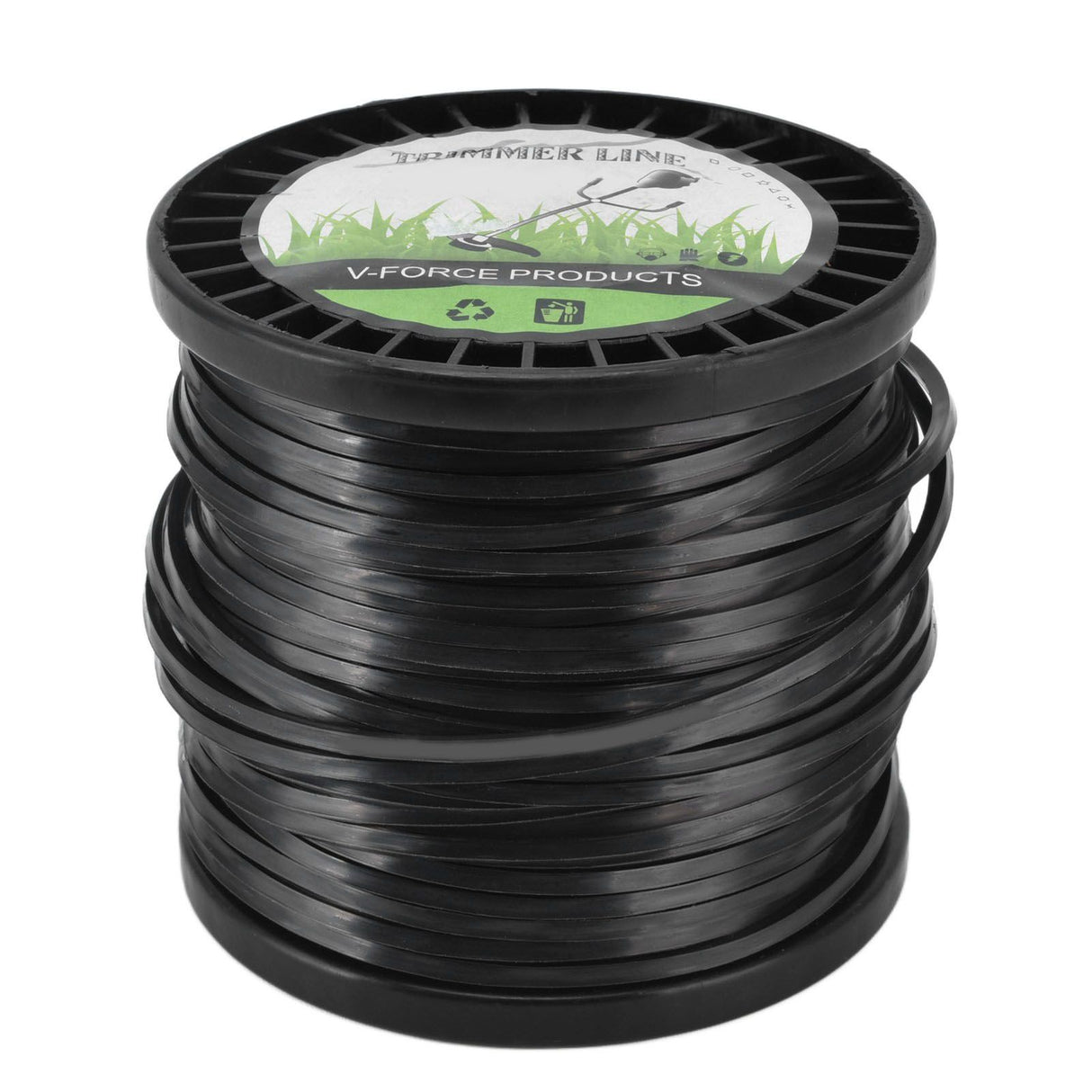 Round String Trimmer Line for Husqvarna 3.3mm Black High Cutting Efficiency Trimmer Line for Most Lawn Mowers Farm 50m
