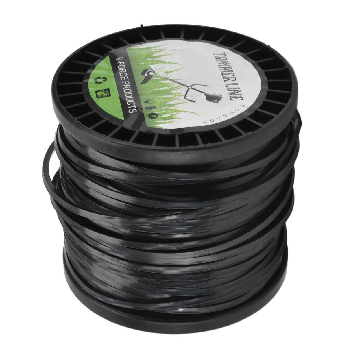 Round String Trimmer Line for Husqvarna 3.3mm Black High Cutting Efficiency Trimmer Line for Most Lawn Mowers Farm 50m