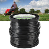 Round String Trimmer Line for Husqvarna 3.3mm Black High Cutting Efficiency Trimmer Line for Most Lawn Mowers Farm 50m
