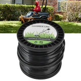 Round String Trimmer Line for Husqvarna 3.3mm Black High Cutting Efficiency Trimmer Line for Most Lawn Mowers Farm 50m