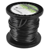 3.3mm String Trimmer Line High Cutting Efficiency Low Noise Quadrate Black Trimmer Line for Most Lawn Mowers Farm 30m