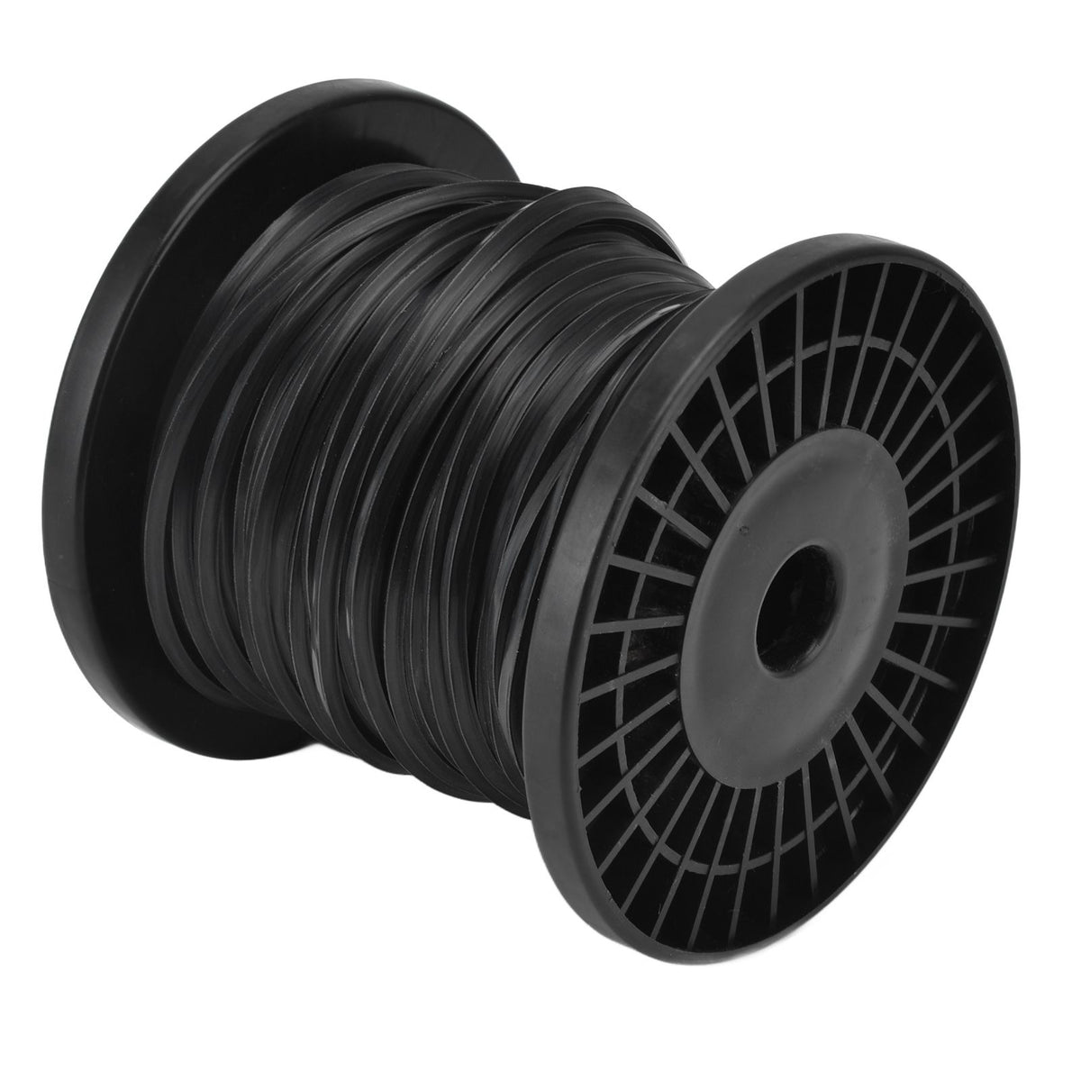 3.3mm String Trimmer Line High Cutting Efficiency Low Noise Quadrate Black Trimmer Line for Most Lawn Mowers Farm 30m