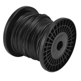 3.3mm String Trimmer Line High Cutting Efficiency Low Noise Quadrate Black Trimmer Line for Most Lawn Mowers Farm 30m