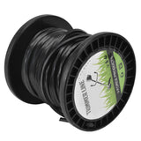 3.3mm String Trimmer Line High Cutting Efficiency Low Noise Quadrate Black Trimmer Line for Most Lawn Mowers Farm 30m - Low Angle
