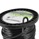 3.3mm String Trimmer Line High Cutting Efficiency Low Noise Quadrate Black Trimmer Line for Most Lawn Mowers Farm 30m - Extra Image