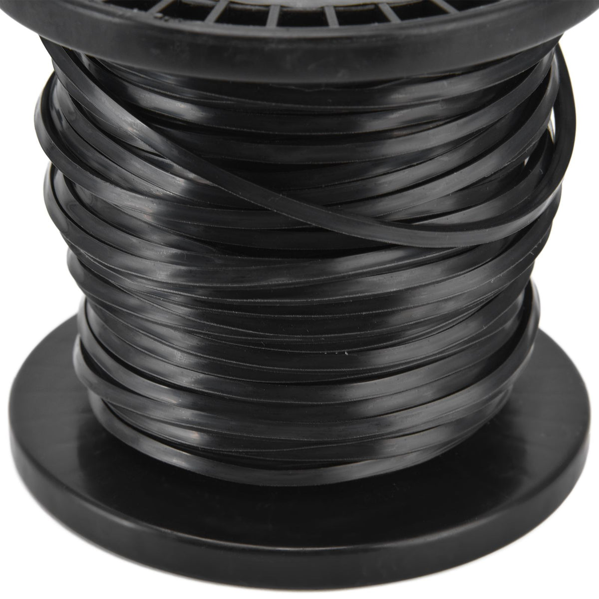 3.3mm String Trimmer Line High Cutting Efficiency Low Noise Quadrate Black Trimmer Line for Most Lawn Mowers Farm 30m