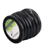 3.3mm String Trimmer Line High Cutting Efficiency Low Noise Quadrate Black Trimmer Line for Most Lawn Mowers Farm 50m