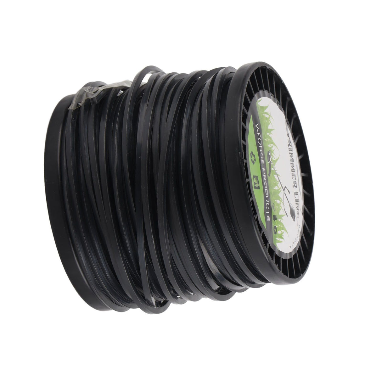 3.3mm String Trimmer Line High Cutting Efficiency Low Noise Quadrate Black Trimmer Line for Most Lawn Mowers Farm 50m