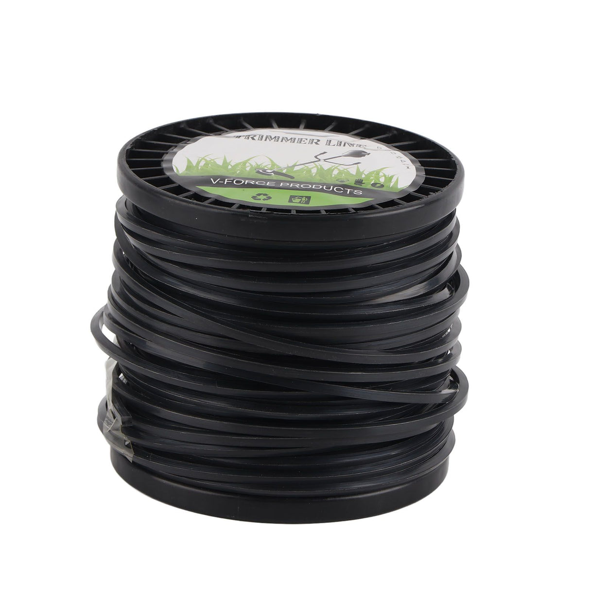 3.3mm String Trimmer Line High Cutting Efficiency Low Noise Quadrate Black Trimmer Line for Most Lawn Mowers Farm 50m