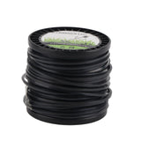 3.3mm String Trimmer Line High Cutting Efficiency Low Noise Quadrate Black Trimmer Line for Most Lawn Mowers Farm 50m - 45-Degree Angle