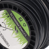 3.3mm String Trimmer Line High Cutting Efficiency Low Noise Quadrate Black Trimmer Line for Most Lawn Mowers Farm 50m - Extra Image