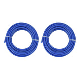 2PCS 4mm String Trimmer Line Nylon Round Trimmer Line Blue Lawn Mower Accessories for Husqvarna 5m / 16.4ft - Top-Down View