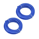 2PCS 4mm String Trimmer Line Nylon Round Trimmer Line Blue Lawn Mower Accessories for Husqvarna 5m / 16.4ft - Close-Up Angle
