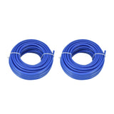 2PCS 4mm String Trimmer Line Nylon Round Trimmer Line Blue Lawn Mower Accessories for Husqvarna 10m / 32.8ft