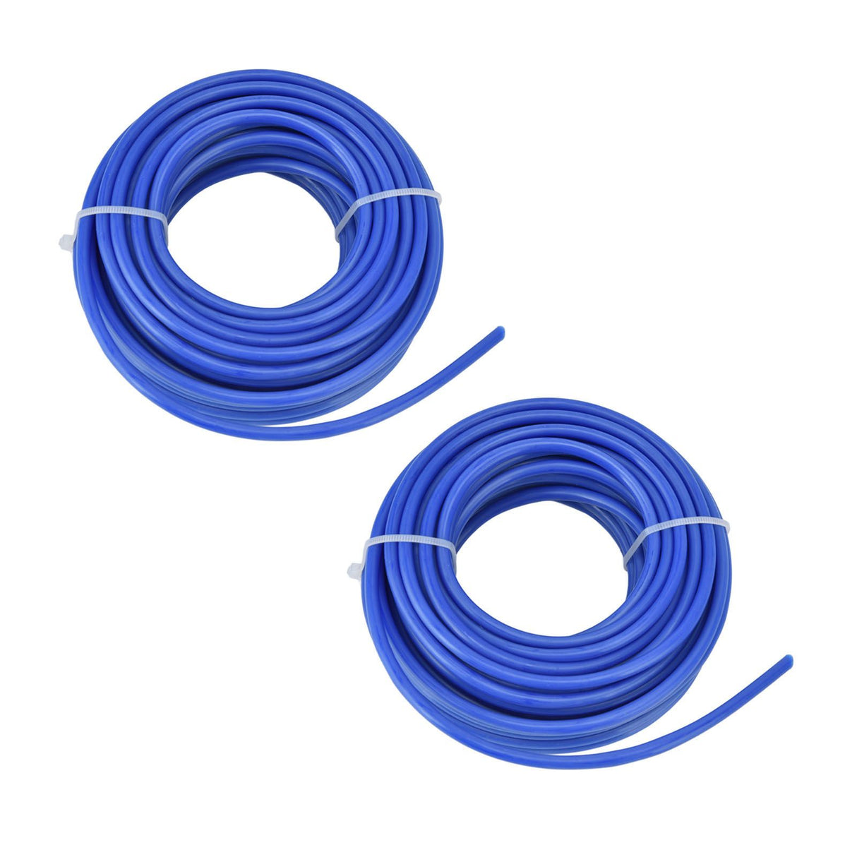 2PCS 4mm String Trimmer Line Nylon Round Trimmer Line Blue Lawn Mower Accessories for Husqvarna 10m / 32.8ft