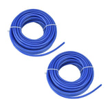 2PCS 4mm String Trimmer Line Nylon Round Trimmer Line Blue Lawn Mower Accessories for Husqvarna 10m / 32.8ft