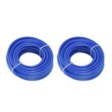 2PCS 4mm String Trimmer Line Nylon Round Trimmer Line Blue Lawn Mower Accessories for Husqvarna 10m / 32.8ft - Rear View
