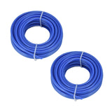 2PCS 4mm String Trimmer Line Nylon Round Trimmer Line Blue Lawn Mower Accessories for Husqvarna 10m / 32.8ft