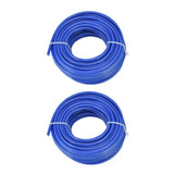 2PCS 4mm String Trimmer Line Nylon Round Trimmer Line Blue Lawn Mower Accessories for Husqvarna 10m / 32.8ft - Extra Image