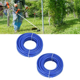 2PCS 4mm String Trimmer Line Nylon Round Trimmer Line Blue Lawn Mower Accessories for Husqvarna 10m / 32.8ft - Extra Image