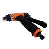 12V Pressure Washer 100W Portable Car Washer Pump Cleaning Kit for Home Garden G1/2 External Thread - Side View