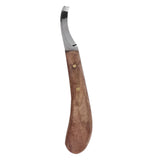 Horse Hoof Knife Curved Fine Carbon Steel Blade Ergonomic Left Hand Hoof Trimmer for Farm