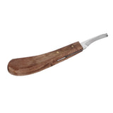 Horse Hoof Knife Curved Fine Carbon Steel Blade Ergonomic Left Hand Hoof Trimmer for Farm