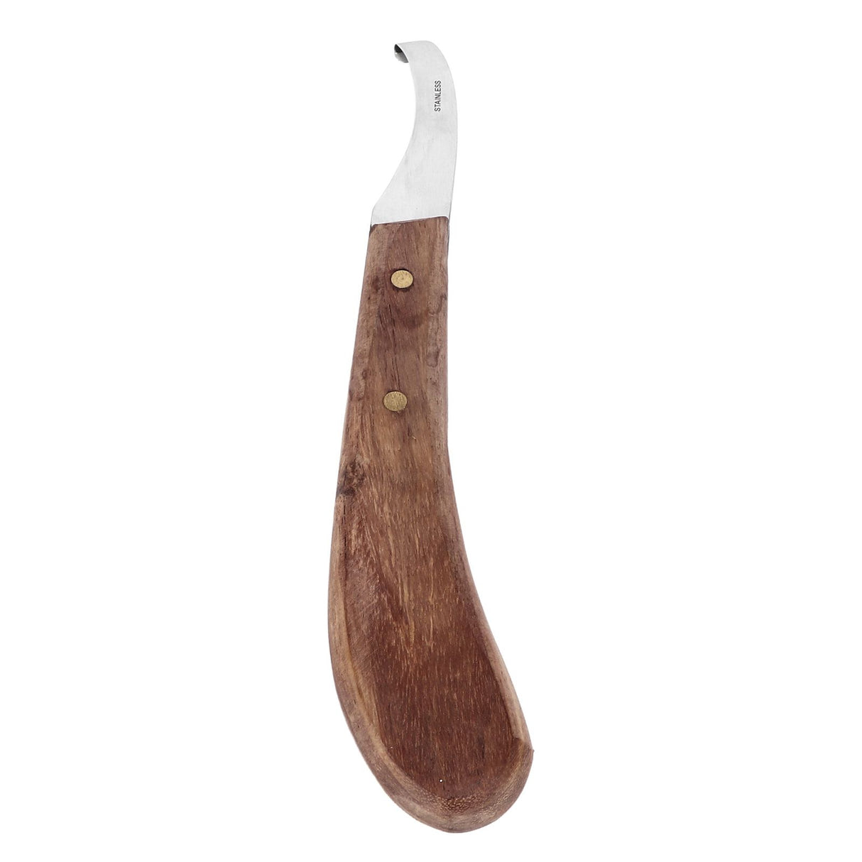 Horse Hoof Knife Curved Fine Carbon Steel Blade Ergonomic Left Hand Hoof Trimmer for Farm