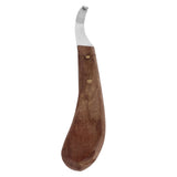 Horse Hoof Knife Curved Fine Carbon Steel Blade Ergonomic Left Hand Hoof Trimmer for Farm