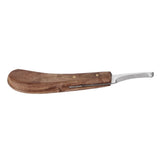 Horse Hoof Knife Curved Fine Carbon Steel Blade Ergonomic Left Hand Hoof Trimmer for Farm