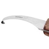 Horse Hoof Knife Curved Fine Carbon Steel Blade Ergonomic Left Hand Hoof Trimmer for Farm