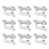 50pcs Electric Fence Insulators Pulse Electric Fence Terminal Rod Insulators with 3.2cm Hole for Farm Gray