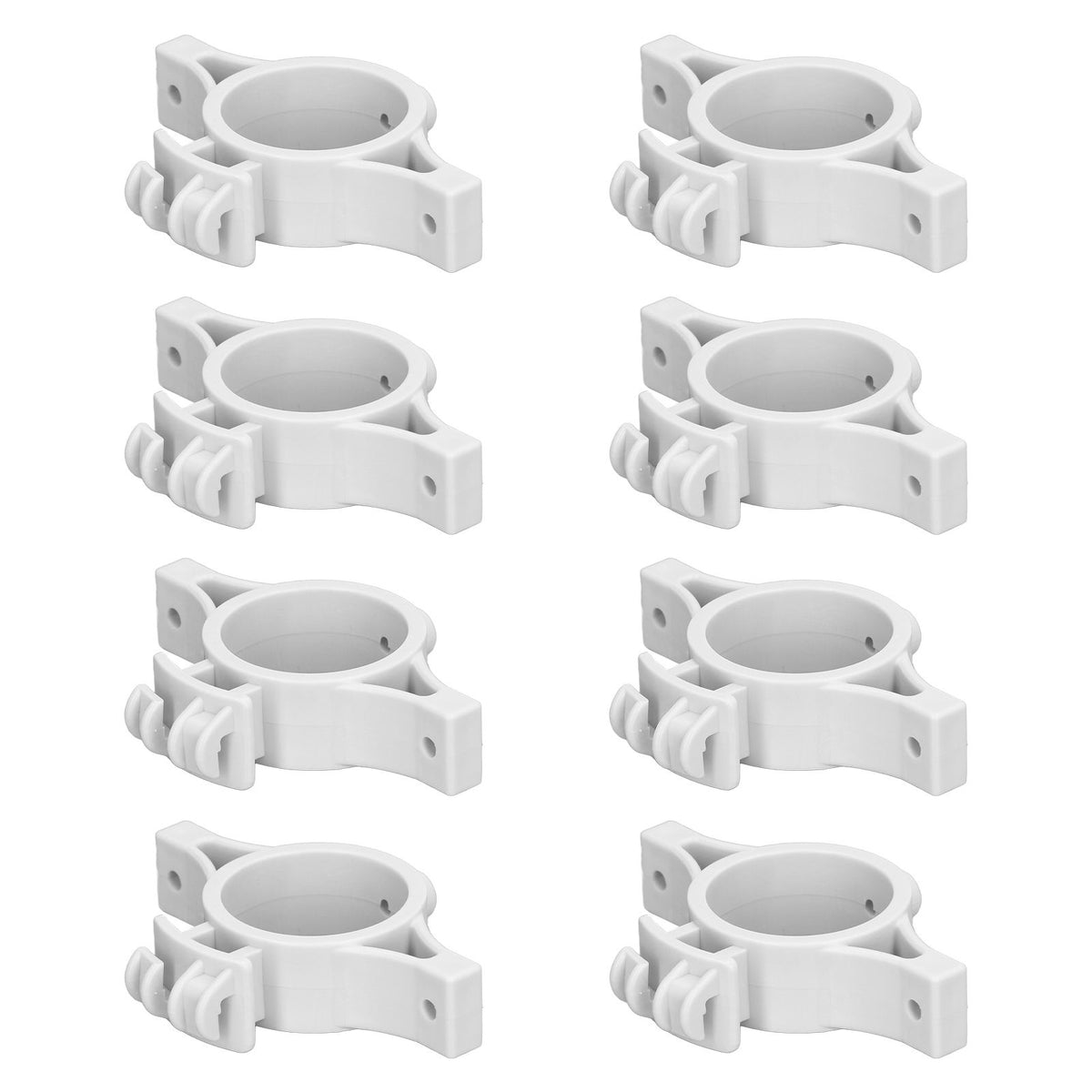 50pcs Electric Fence Insulators Pulse Electric Fence Terminal Rod Insulators with 3.2cm Hole for Farm Gray