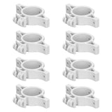 50pcs Electric Fence Insulators Pulse Electric Fence Terminal Rod Insulators with 3.2cm Hole for Farm Gray - Top-Down View