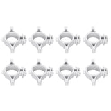50pcs Electric Fence Insulators Pulse Electric Fence Terminal Rod Insulators with 3.2cm Hole for Farm Gray