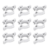 50pcs Electric Fence Insulators Pulse Electric Fence Terminal Rod Insulators with 3.2cm Hole for Farm Gray